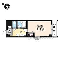 クローバーハイツIII 312 ｜ 滋賀県草津市笠山２丁目（賃貸マンション1K・3階・26.24㎡） その2