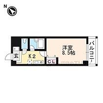 滋賀県草津市笠山２丁目（賃貸マンション1K・4階・26.24㎡） その2