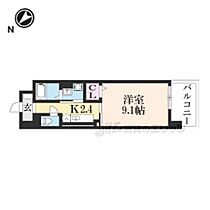 メゾン・ド・メルシー 402 ｜ 滋賀県草津市南草津１丁目（賃貸マンション1K・4階・30.96㎡） その2