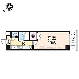 アートプラザ南笠 1Kの間取図画像