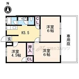 ONハイツ 3DKの間取図画像