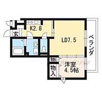 滋賀県東近江市八日市本町（賃貸アパート1LDK・2階・36.43㎡） その2