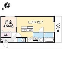 滋賀県栗東市北中小路（賃貸アパート1LDK・2階・41.86㎡） その2