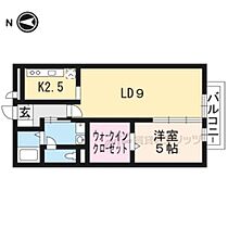 滋賀県大津市石山寺３丁目（賃貸アパート1LDK・1階・41.53㎡） その2