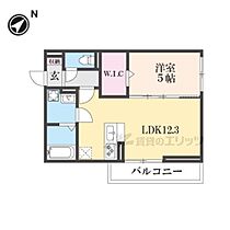 滋賀県大津市一里山５丁目（賃貸アパート1LDK・3階・42.79㎡） その2