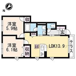 松ノ馬場駅 7.9万円