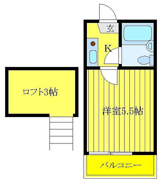 東京都板橋区富士見町(賃貸アパート1K・1階・13.52㎡)の写真 その2