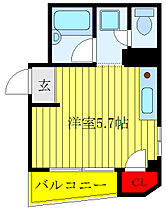 東京都北区上十条3丁目12-4（賃貸マンション1R・4階・18.17㎡） その2