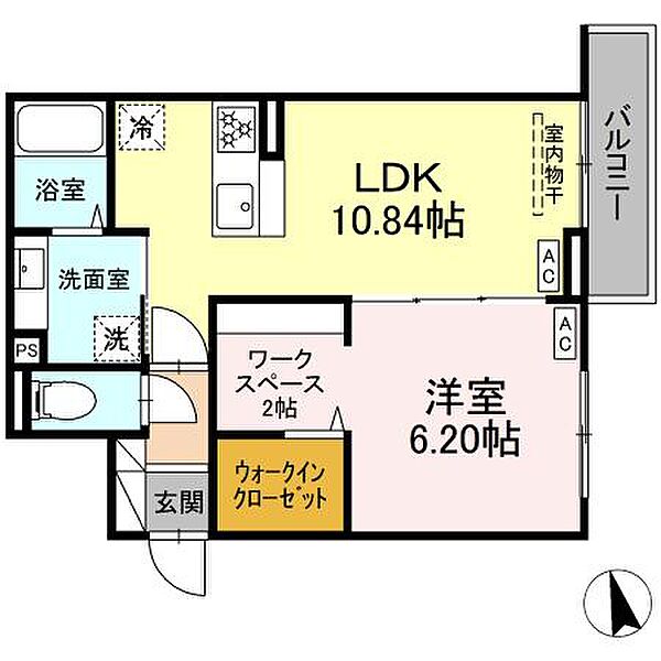東京都足立区加賀2丁目(賃貸アパート1LDK・2階・44.10㎡)の写真 その1