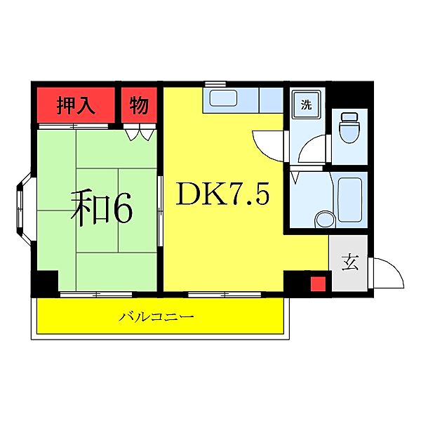 東京都板橋区氷川町(賃貸マンション1DK・3階・31.00㎡)の写真 その2