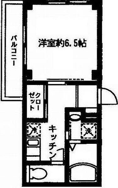 フロラシオン 205｜東京都北区滝野川3丁目(賃貸マンション1K・2階・25.78㎡)の写真 その2