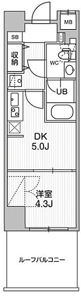 コンフォリア・リヴ志村三丁目 206｜東京都板橋区相生町(賃貸マンション1DK・2階・25.18㎡)の写真 その2