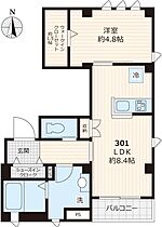 セルティス神楽坂 301 ｜ 東京都新宿区東榎町（賃貸マンション1LDK・3階・37.86㎡） その2