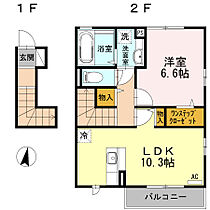 Good　Wood西が丘 201 ｜ 東京都北区西が丘1丁目（賃貸アパート1LDK・2階・48.22㎡） その2