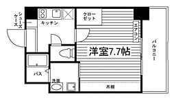 ロイヤル九大学研都市南 1Kの間取図画像