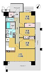 間取図画像 3LDK