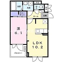 大阪府門真市北岸和田2丁目（賃貸アパート1LDK・2階・40.14㎡） その2