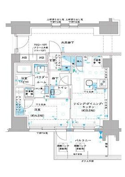 東京都板橋区中板橋(賃貸マンション1LDK・11階・35.37㎡)の写真 その2