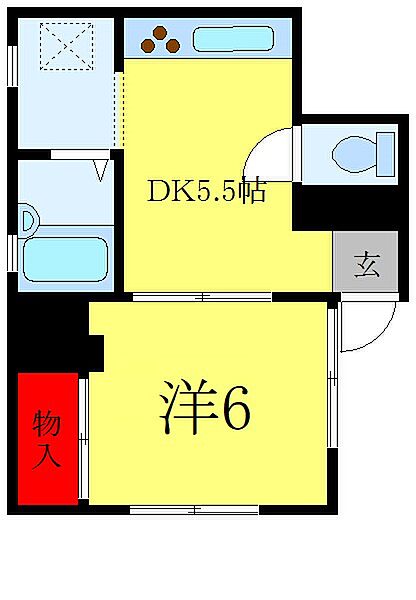 東京都荒川区町屋2丁目(賃貸マンション1DK・1階・25.92㎡)の写真 その2