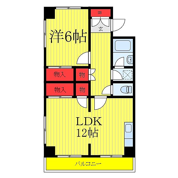 東京都荒川区西日暮里6丁目(賃貸マンション1LDK・4階・43.20㎡)の写真 その2