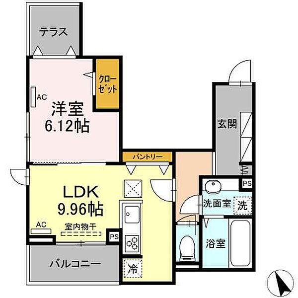 ルポゼ 102｜東京都練馬区北町1丁目(賃貸アパート1LDK・1階・43.38㎡)の写真 その2