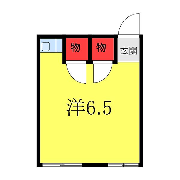 山アパート 2-1｜東京都文京区目白台1丁目(賃貸アパート1R・2階・14.00㎡)の写真 その2