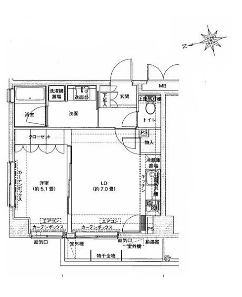 ドルチェときわ台 410｜東京都板橋区常盤台3丁目(賃貸マンション1DK・4階・35.99㎡)の写真 その2