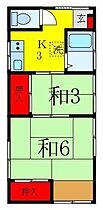 東京都板橋区常盤台1丁目51-4（賃貸アパート2K・2階・22.00㎡） その2