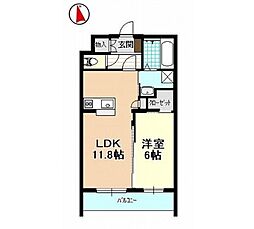 間取図画像 1LDK