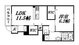 間取図画像 1LDK