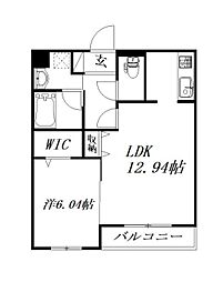 間取図画像 1LDK