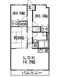 Vento484. 3LDKの間取図画像