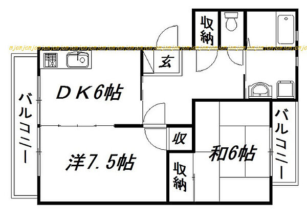 静岡県浜松市中央区安新町(賃貸マンション2DK・3階・55.00㎡)の写真 その2
