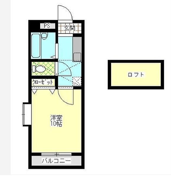 静岡県浜松市中央区海老塚2丁目(賃貸マンション1K・4階・25.55㎡)の写真 その2