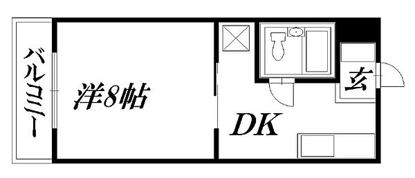 静岡県浜松市中央区渡瀬町(賃貸マンション1DK・1階・25.92㎡)の写真 その2
