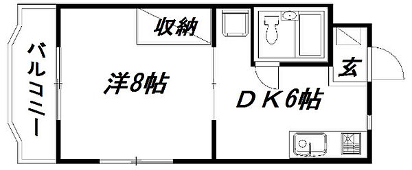 静岡県浜松市中央区長鶴町(賃貸マンション1DK・4階・25.92㎡)の写真 その2