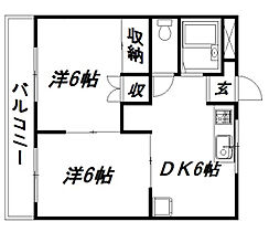 静岡県浜松市中央区上島6丁目（賃貸マンション2DK・2階・36.00㎡） その2