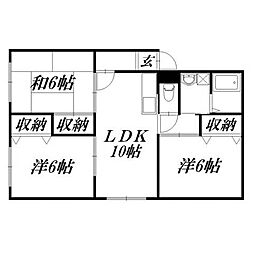 間取図画像 3LDK