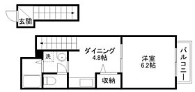 滋賀県守山市浮気町（賃貸アパート1DK・2階・28.98㎡） その2