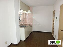 ジュネス堅田 4階2DKのリビング/ダイニング