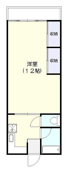 マリンハイツ 203｜千葉県いすみ市大原(賃貸アパート1K・2階・33.12㎡)の写真 その2