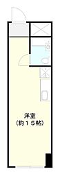 コスモビル ワンルームの間取図画像