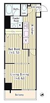 東京都新宿区西五軒町（賃貸マンション1LDK・4階・40.97㎡） その2