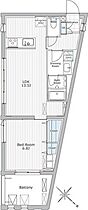 東京都新宿区若松町（賃貸マンション1LDK・4階・47.91㎡） その2