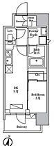 東京都文京区水道１丁目（賃貸マンション1DK・5階・25.48㎡） その2