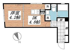 東京都新宿区山吹町（賃貸マンション1DK・4階・25.13㎡） その2