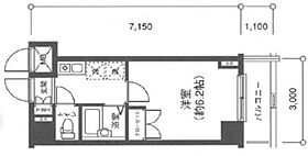 東京都新宿区荒木町（賃貸マンション1K・8階・21.45㎡） その2