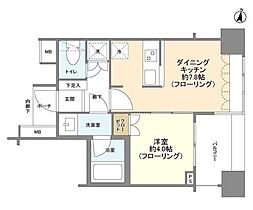 東京都文京区音羽１丁目（賃貸マンション1DK・4階・30.90㎡） その2