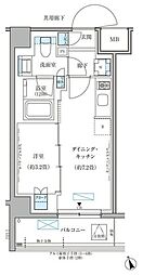 都営大江戸線 本郷三丁目駅 徒歩6分の賃貸マンション 5階1DKの間取り