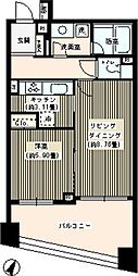 パトリス26 1LDKの間取図画像
